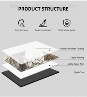 Fabricant de panneaux muraux en bois 3D écologiques et imperméables pour la décoration intérieure, installation rapide, panneaux muraux SPC pour appartement