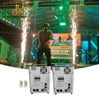 Fontaine à étincelles DMX 750W, machine à étincelles froides 750 watts pour mariages, fêtes, DJ, discothèques, scènes avec glace sèche