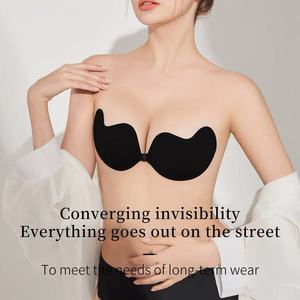 <span class=keywords><strong>Mango</strong></span> Cup High-Rise Sexy Breast Pads Malla fina de algodón a base de plantas Transpirable Anti-Exposición para vestidos de novia Push-Up Glossy - Product Image 3