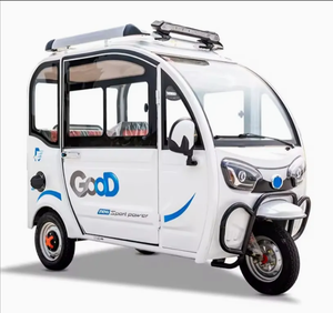 Triciclo Elettrico Economico <span class=keywords><strong>a</strong></span> <span class=keywords><strong>4</strong></span> Porte e <span class=keywords><strong>4</strong></span> Posti, Scooter con Cabina Chiusa, <span class=keywords><strong>Motocicletta</strong></span> <span class=keywords><strong>a</strong></span> Tre <span class=keywords><strong>Ruote</strong></span>, Tuktuk per Adulti - Product Image 2
