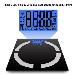 가정용 체지방 측정기 물 근육 뼈 BMI 비율 체중계 체지방 분석기 - Product Image 3