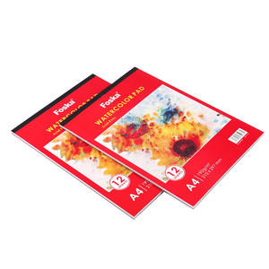 <span class=keywords><strong>Bloc</strong></span> <span class=keywords><strong>de</strong></span> <span class=keywords><strong>papier</strong></span> <span class=keywords><strong>aquarelle</strong></span> en coton FOSKA, collé à la colle longue durée, polyvalent, durable, sans acide, pH neutre, pour artistes <span class=keywords><strong>de</strong></span> tous niveaux - Product Image 1