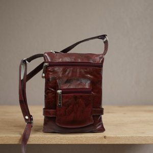 Cross Body Genuine Leather Clutch Soft Durable Waterproof Zipper Closure Lightweight Eco Friendly Evening Large Capacity - Product Image 4