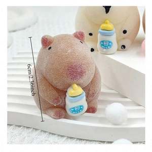 Juguetes de Espuma de Capibara de PU de Levantamiento Lento, Directo de Fábrica China, Juguetes Blandos Taba Grande para Regalos y Fiestas Infantiles - Product Image 2