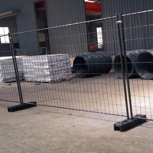 Giá rẻ mạ kẽm 3500 x2000mm hàng rào tạm thời với chân hàng rào cao su tái chế cho thị trường Châu Âu - Product Image 1