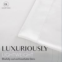 Ensemble de draps de qualité hôtelière supérieure, 6 pièces, coton égyptien, avec poches profondes, doux, confortables, couleur unie, design simple
