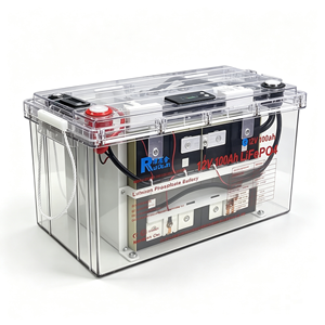 Lifepo4 12V 200Ah batterie solaire li-fer alimentation extérieure portable - Product Image 2