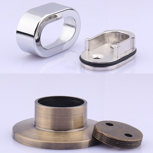 Wardrobe Flange Support Alloy 16 Square Wall Mount Modern Simple Wardrobe Accessories - Product Image 3