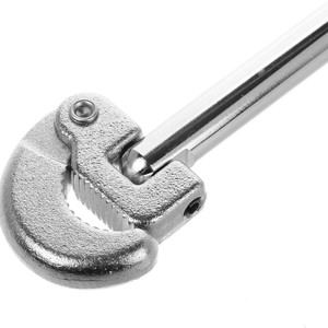 Adjustable Pipe Wrench High Carbon Steel Chrome Plated Serrated Jaw Imperial Measurement Single End Diy Tool - Product Image 1