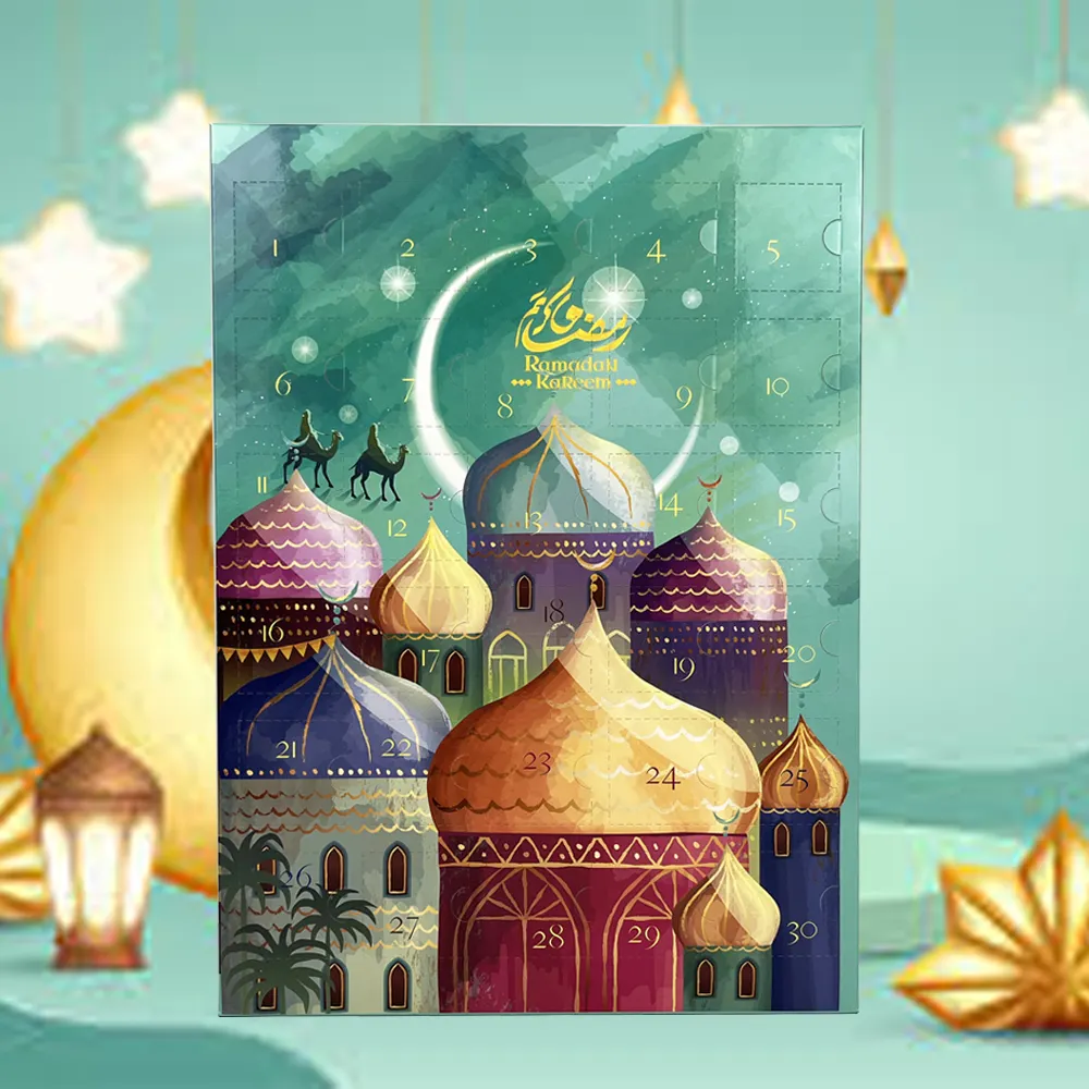 Kinderen Ramadan Beloning Kalender Eid Geschenkdoos Countdown 30 Dagen Adventskalender Chocoladedoos Ramadan Kalender Voor Kinderen Met Tra