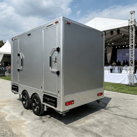 Douche et toilettes portables pour camping-car, salle de bain mobile de luxe VIP, caravane, camping, extérieur, toilettes écologiques, remorque