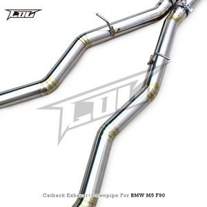 Système d'échappement BSK Valvetronic pour BMW M5 F90 4.4T 2018-2023 SUS304 Free Flow Header Downpipe Titanium Catback avec <span class=keywords><strong>kit</strong></span> de contrôle - Product Image 3