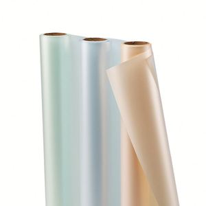 Feuille de papier d'emballage pour fleurs, 58x58cm, imperméable, couleur unie, revêtement nacré - Product Image 1