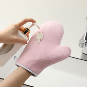 Personalizado NATURE BROWN Velvet Self-Tan Guante Sin rayas Sunless Bronzing Fake Tan Mitt Spray-On Cruelty-Free Uso femenino - Product Image 5