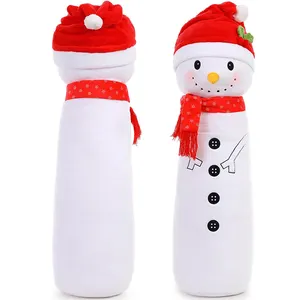 1309 Boneco De Neve De Pelúcia Big Plush Brinquedo Corpo Travesseiro Valentine Aniversário Animal Abraço Travesseiro para o Natal com Chapéu Cachecol