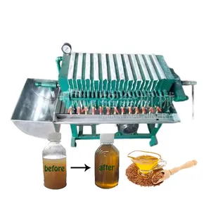 Máquina de prensa de filtro de placa y Marco, separador de purificador de aceite de oliva de palma de coco de semilla de girasol, fabricantes de equipos de China
