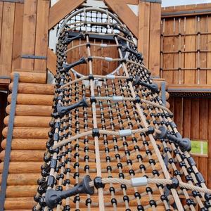 Bridge Net Park Túnel Cuerda Diversión Parque infantil Túneles Niño Escalada suave al aire libre para perforar Tobogán Interior Niños con columpio - Product Image 6