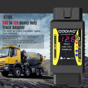 Adaptador Godiag GT106 de 24V a 12V para Camiones de Servicio Pesado, Compatible con X431 Easydiag/ <span class=keywords><strong>Golo</strong></span> Carcare/ Thinkcar2/Thinkdiag/<span class=keywords><strong>GOLO</strong></span>/ DBScar II - Product Image 6