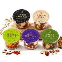 Tisane aux chrysanthèmes et baies de Goji ; Tisane aux jasmin, Poria et écorce de mandarine ; Origine Henan 225g OEM Marque privée