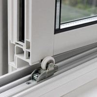 Profil de fenêtre en PVC Fenêtre coulissante en PVC Fenêtres en PVC Économie d'énergie Insonorisation Durable Bâtiment résidentiel Fenêtre en plastique