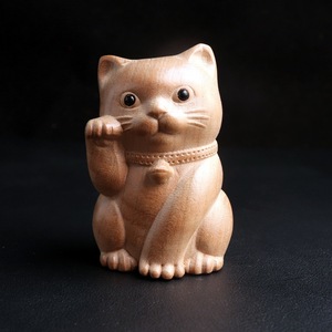 Figurines d'animaux en bois de pêche, sculptures en bois faites à la main, cadeaux d'affaires, décorations - Product Image 4