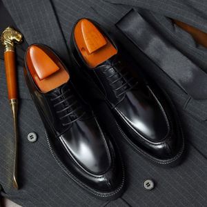 Luxurious Business Oxford Leather Suede Lace-up Dress <b>Shoes</b> <b>Height</b> <b>Increasing</b> Breathable Anti-Slip Formal <b>Shoes</b> for Men Office - Product Image 4