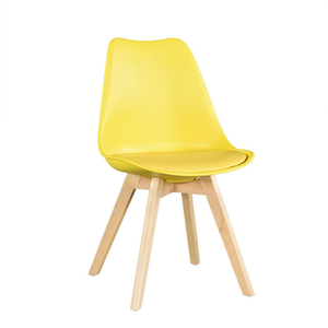 Meubles scandinaves de luxe en vente en gros <span class=keywords><strong>chaise</strong></span> de salle à manger <span class=keywords><strong>tulipe</strong></span> en plastique pieds en bois chaises en plastique - Product Image 5
