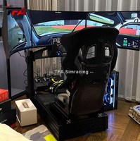 aluminium simulateur de cockpit de course siège voiture conduite simulateur de course jeu de cockpit simulateur de course