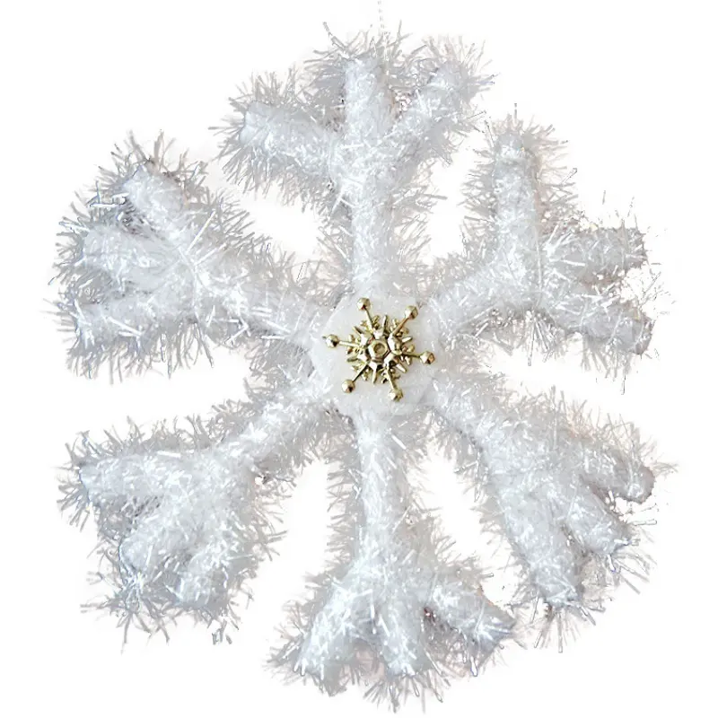 Hot Verkoop Kerst Wit Ornamenten Drie-Dimensionale Schuim Sneeuwvlokken