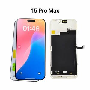 Pantalla OLED HX para iPhone 15 <span class=keywords><strong>Pro</strong></span> Max, Ensamblaje de Pantalla Táctil Super Retina <span class=keywords><strong>XDR</strong></span>, iPhone 15, 15 Plus, 15 <span class=keywords><strong>Pro</strong></span>, Alto Brillo - Product Image 1