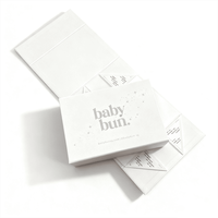 Boîtes rigides magnétiques Boîte cadeau de luxe en papier pliable avec aimant blanc personnalisé Laminage brillant gaufrage feuille d'or estampage logo