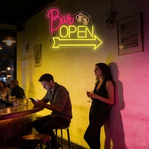 Bar open neon LED dimmable USB powered ambient <b>light</b> shop <b>window</b> decoration <b>light</b> street indicator <b>light</b> landscape <b>light</b> 5v - Product Image 2