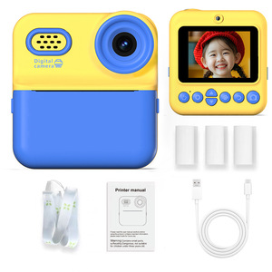 Kamera Mainan Mini SLR Lensa Ganda untuk Anak-anak dengan Pencetakan Warna, Layar 2.0 Inci, Bahan ABS, Fungsi Perekaman Video & Pengaturan Waktu - Product Image 2