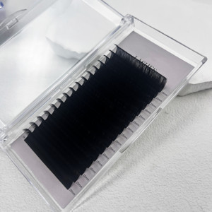 12 16 Rows Advanced Sense Ultra-Density Lash <strong>Extensions</strong> Dark Black Matte Cashmere <strong>Mink</strong> Professional <strong>Eyelash</strong> <strong>Extensions</strong> - Product Image 2