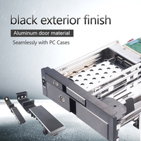 Rack mobile hot-swap SATA in alluminio da 2,5/3,5 pollici, custodia per SSD/HDD per archiviazione hard disk