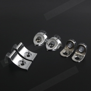 Gaofuya Alloy Shelf Support Peach Shaped Right Angle Rounded Corner For Glass Wood Cabinet Display - Product Image 4