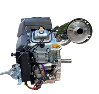 Nuevo Motor de Gasolina HongWang 670CC 4 Tiempos R670D con Arranque Eléctrico, Refrigerado por Agua, 2V78, Eje Horizontal, Bicilíndrico en V, 1 Unidad