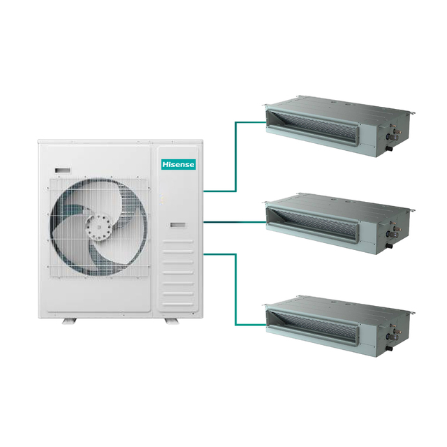 Hisense Supplier OEM Eco Friendly Heat Pump Inverter Air Conditioners Apartment Multi Zone Mini Split Air Conditioner