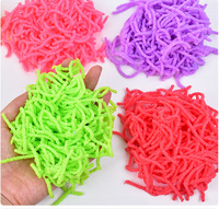 Vente en gros de jouets magiques en forme de ver, jouets anti-stress colorés à presser pour enfants, vente en gros de matériel de bricolage