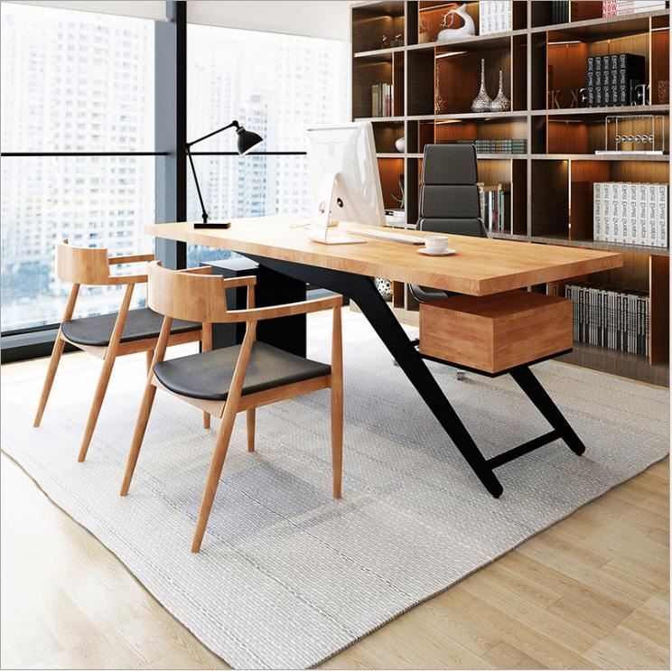 Executive Office Desk Modern Wood Office