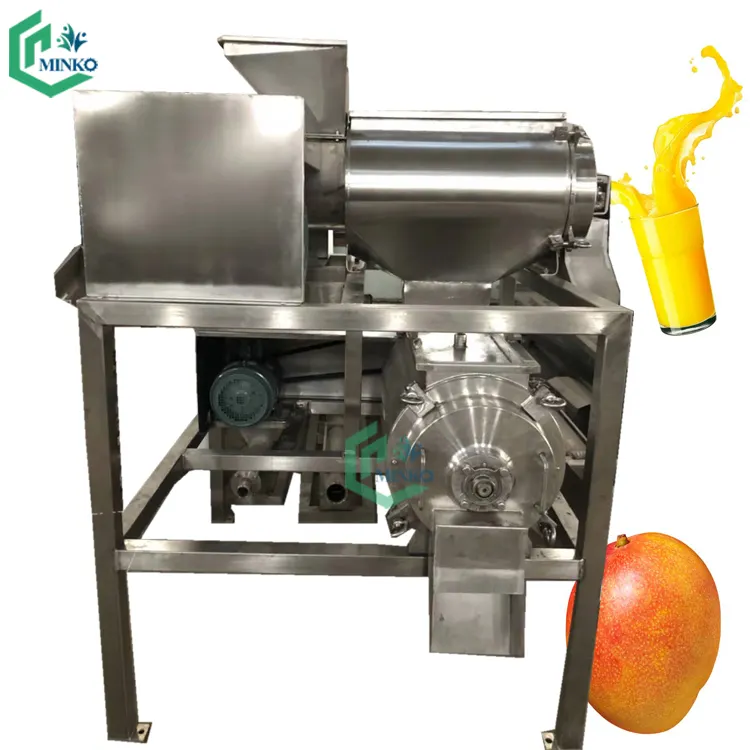 frozen fruit pulp processing machinery mango juice making machine