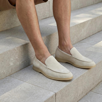 Elegantes Mocasines de Ante para Hombre, Talla Grande, de la Mejor Calidad, con Diseño de Piel Animal, Antideslizantes, Duraderos, para Todas las Estaciones