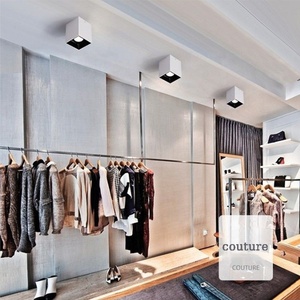 Duy Nhất Đôi Đầu Thay Đổi Độ Sáng Vuông Bề Mặt Gắn Downlight 15W/20W/30W Nhôm <span class=keywords><strong>Cree</strong></span> COB <span class=keywords><strong>LED</strong></span> 15/30/45 Chùm Tia Góc - Product Image 5