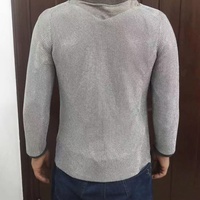 Gilet pare-coup léger en maille de chaîne métallique en acier inoxydable 316, anti-coupure, pour la protection quotidienne