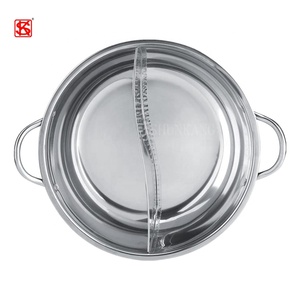 Venta caliente <span class=keywords><strong>de</strong></span> utensilios <span class=keywords><strong>de</strong></span> cocina <span class=keywords><strong>de</strong></span> <span class=keywords><strong>acero</strong></span> <span class=keywords><strong>inoxidable</strong></span> olla caliente con divisor dos sabor olla caliente con 2 Pcs cuchara ranurada y cuchara <span class=keywords><strong>de</strong></span> sopa conjunto - Product Image 4