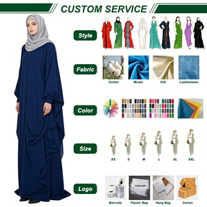 Usine de vêtements pour femmes musulmanes OEM&ODM de haute qualité 2026 – Usines de confection de vêtements pour femmes en Chine – Abayas sur mesure - Product Image 6