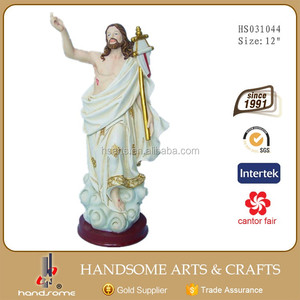 Estatua de regalo de arte cristiano-estatuilla de oración de <span class=keywords><strong>Santa</strong></span> <span class=keywords><strong>Rita</strong></span> escultura de poliresina de resina decoración del hogar recuerdo pintado modelo Navidad - Product Image 6