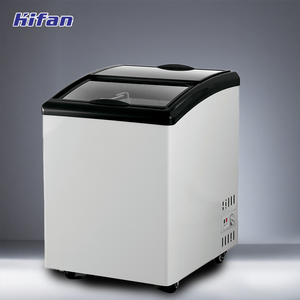 Congelatore Commerciale per Raffreddamento ad Aria, Vetrina Refrigerata per Gelati, Frigorifero Profondo per Negozi - Product Image 4