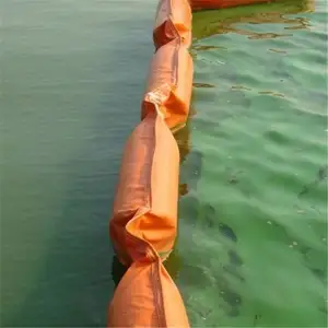 Ledakan tumpahan minyak lingkungan Pvc Floating Boom rumput laut pagar penghalang untuk polusi laut