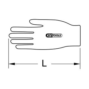 KS TOOLS Overglove pour gant de protection d'électricien, taille 10 - Product Image 3